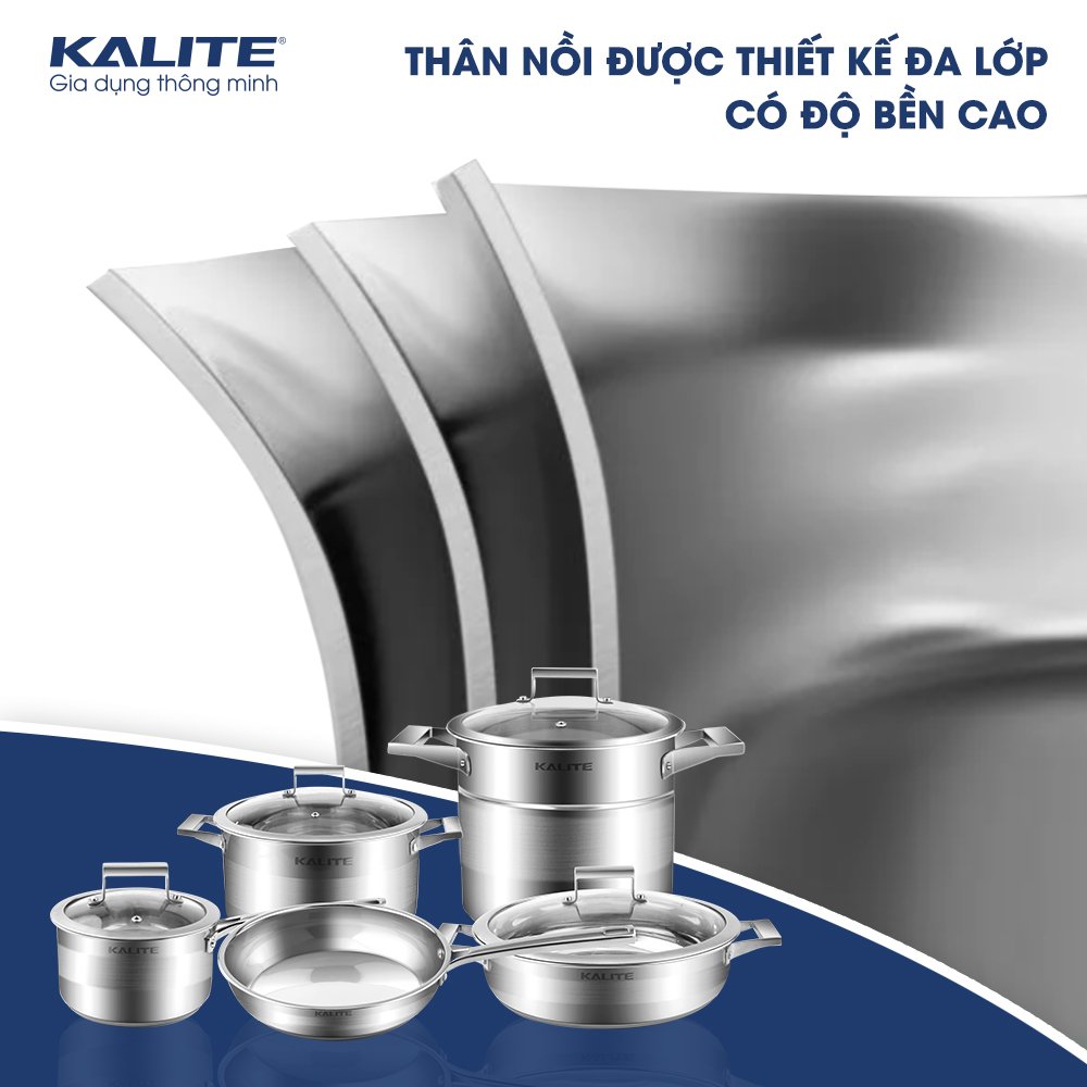 Bộ nồi inox Kalite KL-339
